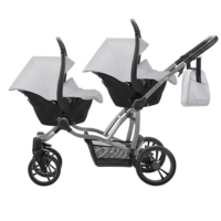 Універсальна коляска для двійні Bebetto 42 New 03, світло-сірий (505.28.17.003)