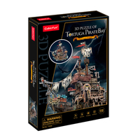 Трехмерный пазл CubicFun Пиратский корабль Тортуга (T4039h) 