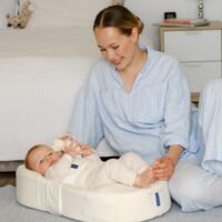 Эргономичный матрас для новорожденных Sonto Kokon, 69 x 40 x 19 см, молочный (0008)