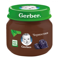 Фруктове пюре Gerber Чорнослив, 80г 