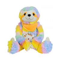 Мягкая игрушка Morgenroth Разноцветный ленивец, 23 см (ABX20922C/23RAIN) 