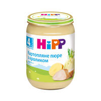 Картопляне пюре HIPP з кроликом, 190 г (9062300131281) 