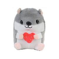 М'яка іграшка Morgenroth Хом'як з сердечком, 14 см (ABX21216/13)