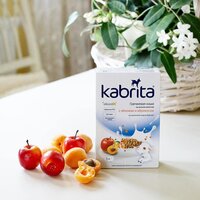Гречневая каша Kabrita на козьем молоке с яблоком и абрикосом