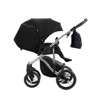 Дитячий візочок 2 в 1 Bebetto Bresso Premium Dark 01, кавовий меланж (503.32.19.D01)