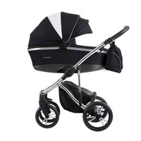 Дитячий візочок 2 в 1 Bebetto Bresso Premium Dark 02, сірий меланж (503.32.19.D02)