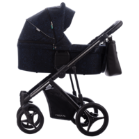 Дитячий візочок 2 в 1 Bebetto Pascal 07, чорний з синім (503.25.21.007) 