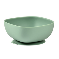 Силіконова дитяча миска Beaba, м'ятний (913547) 