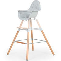 Комплект додаткових подовжуючих ніжок Childhome Evolu з підніжкою, натуральний/м'ятний (CHEVOFTMI) 