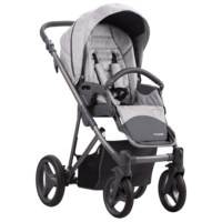 Детская коляска Bebetto Flavio 04, серый меланж (503.12.20.004)