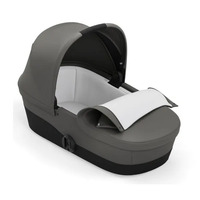 Комплект Cybex Melio: прогулянкова коляска River Blue з люлькою Soho Grey (691090/691188)