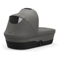 Комплект Cybex Melio: прогулянкова коляска River Blue з люлькою Soho Grey (691090/691188)