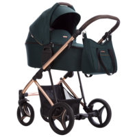 Універсальна коляска Bebetto Flavio Premium Stella 01, темно-зелений (503.12.23.S01)