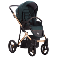Універсальна коляска Bebetto Flavio Premium Stella 01, темно-зелений (503.12.23.S01)