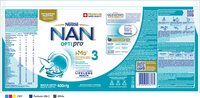  Сухая молочная смесь Nestle NAN 3 Optipro с олигосахаридом 2'FL для детей от 12 месяцев 400 г 