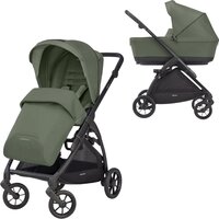 Комплект Inglesina ELECTA Tribeca Green: прогулочный блок, люлька, шасси (691040691039) 