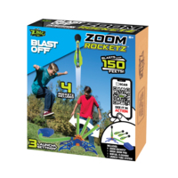 Игрушечный пускатель с ракетами - Zoom Rocketz (пускатель, 3 ракеты) (ZB523)