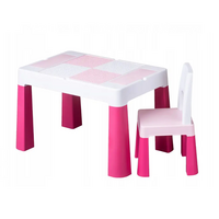 Комплект дитячих меблів Tega Baby Multifun Eco Pink: столик і крісло (MF-004-123) 