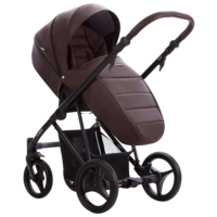 Дитячий візочок Bebetto Flavio 2 в 1 PRO 11, шоколад (503.12.22.P11)