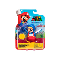 Ігрова фігурка з артикуляцією SUPER MARIO Маріо-пінгвін, 10 см (40824i) 
