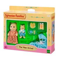 Ігровий набір ​Sylvanian Families Мама-кішка з малюком та колискою (5433)