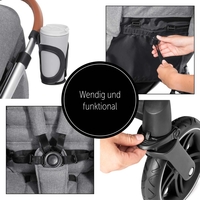 Прогулянкова коляска Hauck Uptown Melange Grey (14828-0)