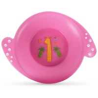 Мисочка Baboo Safari з ручками для дітей від 6 місяців, рожева (39975) 