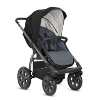 Комплект X-lander: прогулянкова коляска X-Move Lunar Black, люлька X-Pram Light 2.0 Astral Black, адаптери (6910504940696)