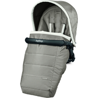 Прогулянкова коляска Peg-Perego Book Plus Versilia, бежева з білим, сіре шасі (2000000123677)