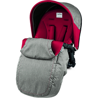 Прогулянкова коляска Peg-Perego Book Plus, червона з сірим, сіре шасі (2000000123684)