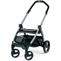 Прогулянкова коляска Peg-Perego Book Plus, червона з сірим, сіре шасі (2000000123684)