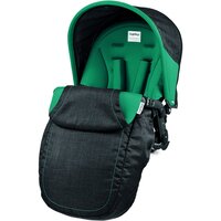 Прогулянкова коляска Peg-Perego Book Plus, блакитна з чорним, серое шасі (2000000123691)