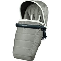 Прогулочная коляска Peg-Perego Book Plus 51 Versilia, бежевая с белым, черно-белое шасси (2000000123738)