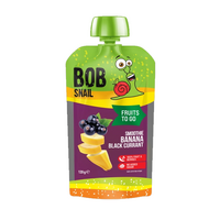 Фруктове пюре Bob Snail Смузі Банан-чорна смородина, 120 г (4820219346371) 
