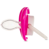 Симетрична силіконова пустушка Baboo Sea Life 6+, рожева (5-032)