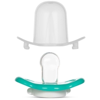 Симетрична силіконова пустушка Baboo Marine 0+, зелена (5-025)