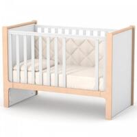 Дитяче ліжко Верес Ніцца, біло-буковий, 120х60 см (07.3.1.36.15)