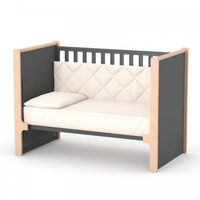 Дитяче ліжко Верес Ніцца, темно-сірий, 120х60 см (07.3.1.36.16)