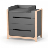 Комод-пеленатор Верес Ніцца 900, темно-сірий (33.2.36.2.16)