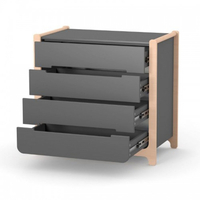 Комод-пеленатор Верес Ніцца 900, темно-сірий (33.2.36.2.16)