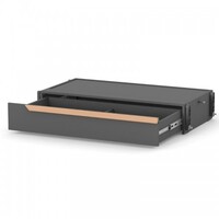 Короб маятникового механізму з шухлядою для дитячого ліжка Верес Сіетл, поперечний, темно-сірий (40.25.1.16)