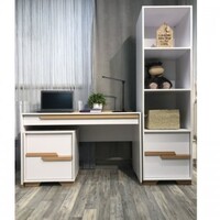 Письмовий стіл Верес Сіетл, біло-буковий (46.37.2.15)