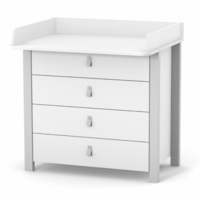 Комод Верес Монако 900, біло-сірий (33.2.351.2.17)