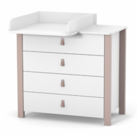 Комод Верес Монако 900, капучино-білий (33.2.351.2.13)