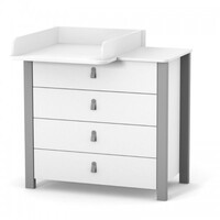 Комод Верес Монако 900, біло-графітовий (33.2.351.2.32)