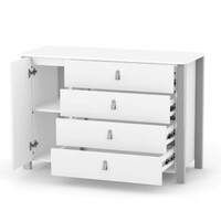 Комод Верес Монако 1200, біло-сірий (35.2.351.2.17)