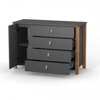 Комод Верес Монако 1200, темно-сірий (35.2.351.2.16)