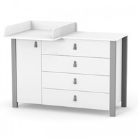 Комод Верес Монако 1200, біло-графітовий (35.2.351.2.32)