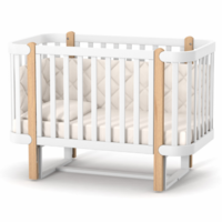 Дитяче ліжко Верес Монако, біло-буковий (05.3.1.21.15)