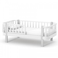 Підліткове ліжко Верес Монако, 160х80 см, біло-сірий (26.1.1.21.17) 